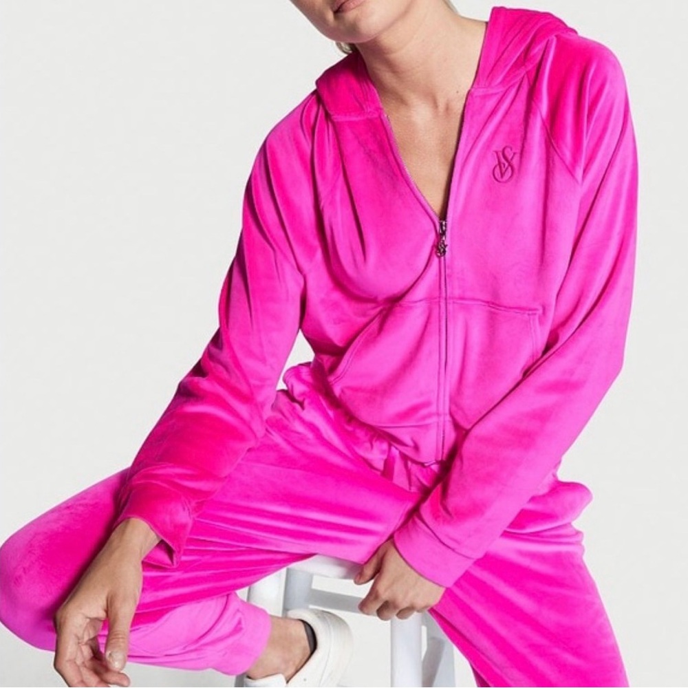 Victoria's Secret Velour Track/Jogger Set
